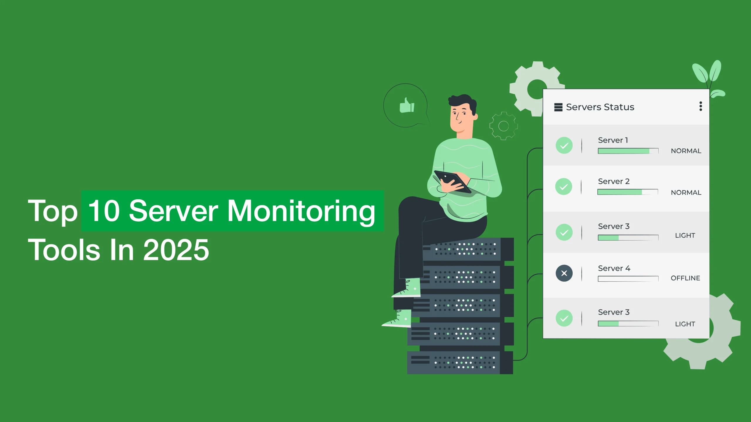 Top 10 server monitoring tools for 2025 compared by features and performance