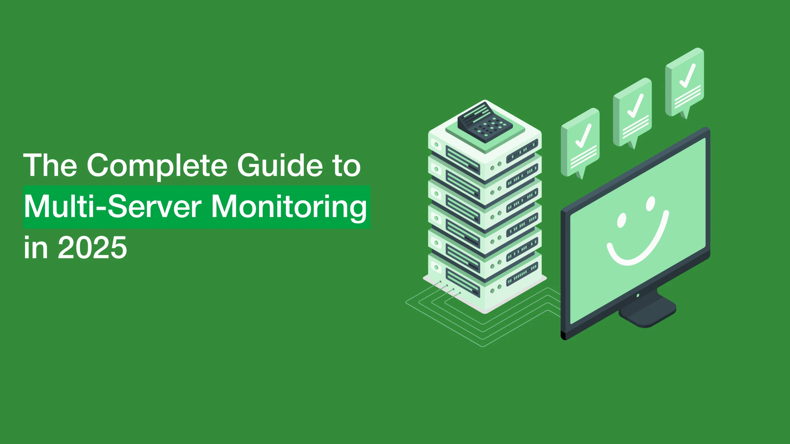 Dashboard showing multi-server monitoring across cloud and on-prem environments
