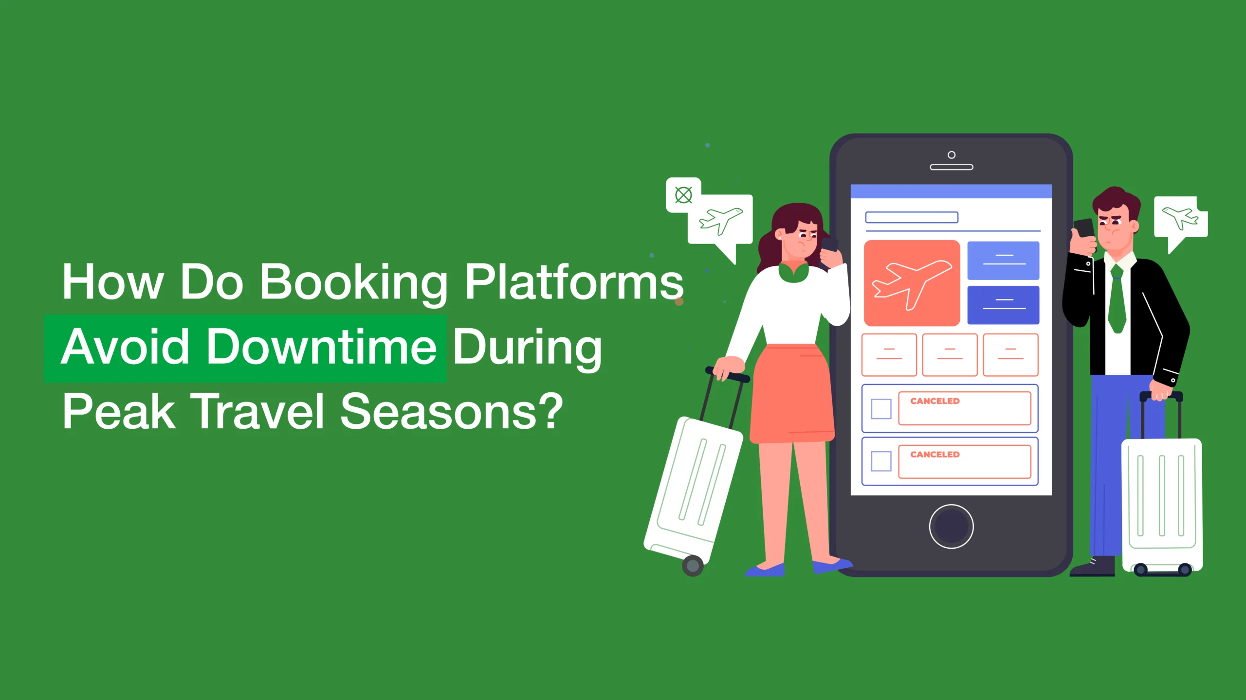 Dashboard of travel booking platform monitoring in real time